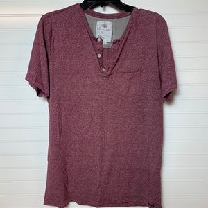 On The Byas Semi-Button T-Shirt, Men’s Medium